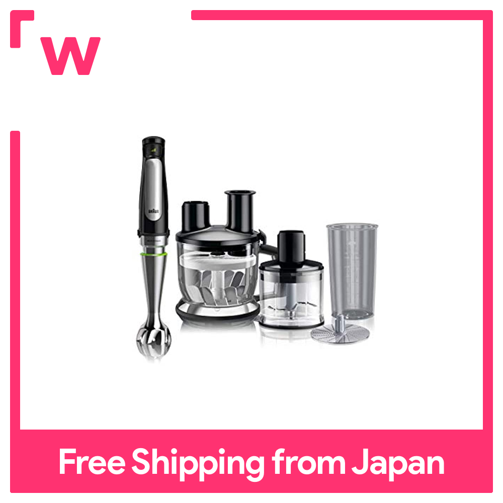 Braun Multiquick 7 Hand Blender 7 in 1 [Mash, Blend, Chop, Slice, Shred