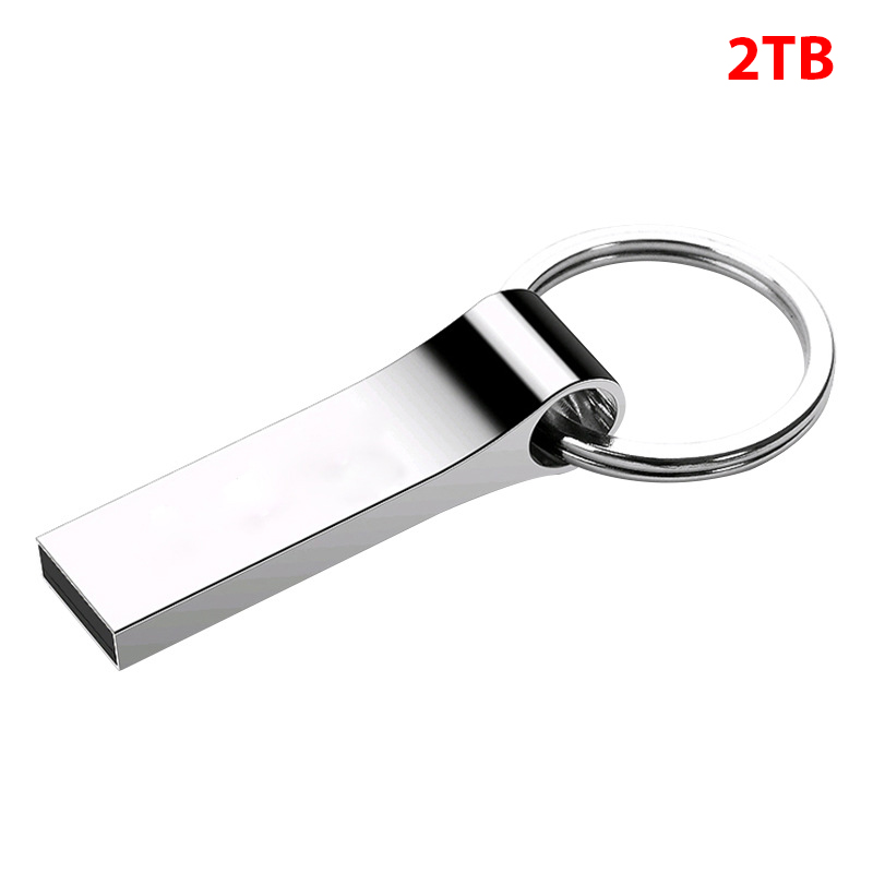 USB 2TB Flash Drives with Keychain Metal USB Flash Disk Pendrive Flash Memory Stick USB3.0.