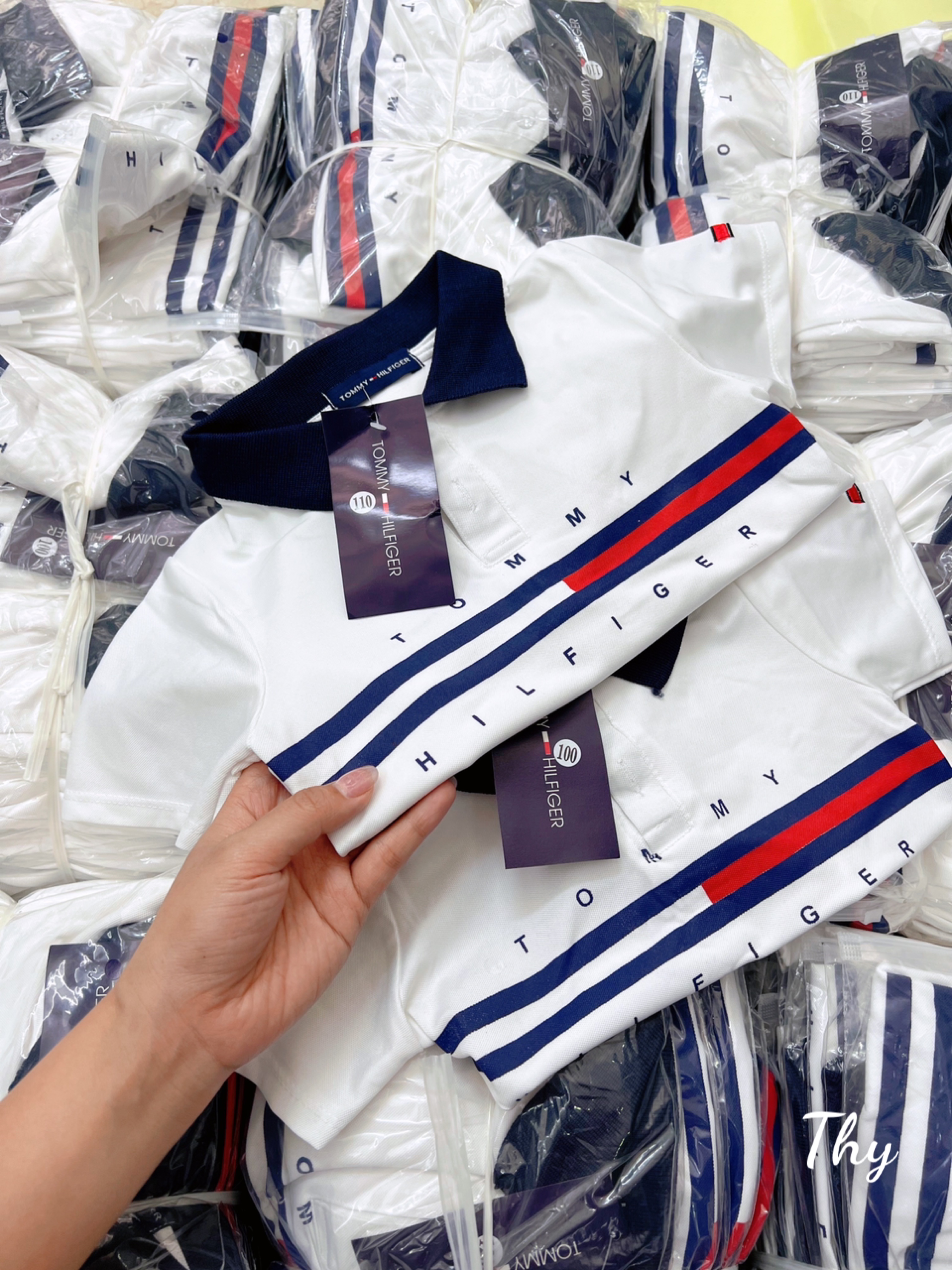 ÁO CHO BÉ KIỂU POLO TOMMY CHẤT THOÁNG MÁT