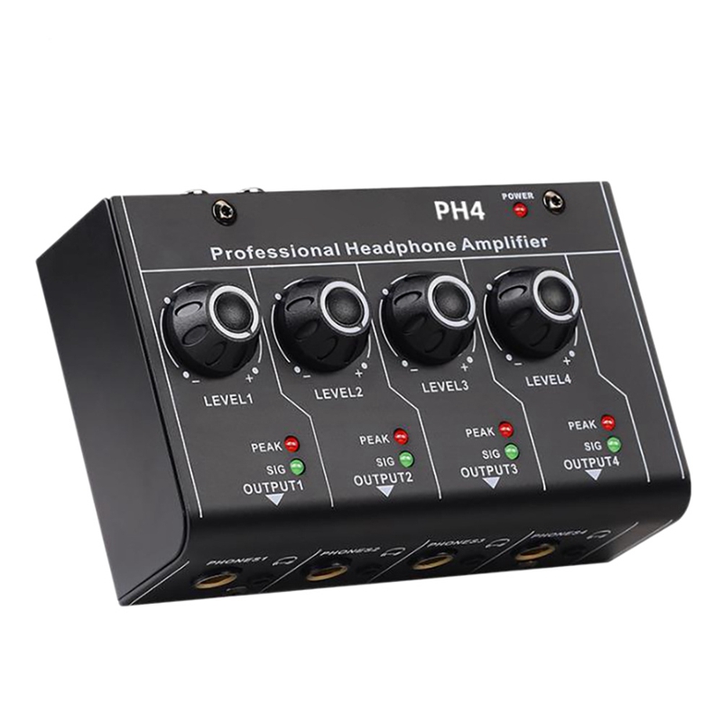 Audio Interface for Recording, Streaming and Podcasting with Dual RCA Inputs Eight Outputs AC12V