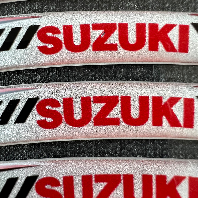 3D Reflective Motorcycle Car Wheels Hub Sticker for Suzuki