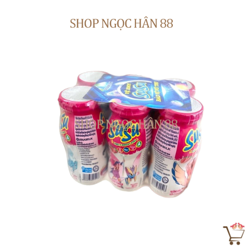 Thùng 48 Chai Sữa Chua SuSu Vinamilk 80ml ( Hương Dâu/ Hương Cam)