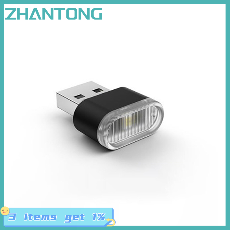 ZHANTONG 1PC USB LED Car Light Auto Interior Atmosphere Light Decorative Lamp