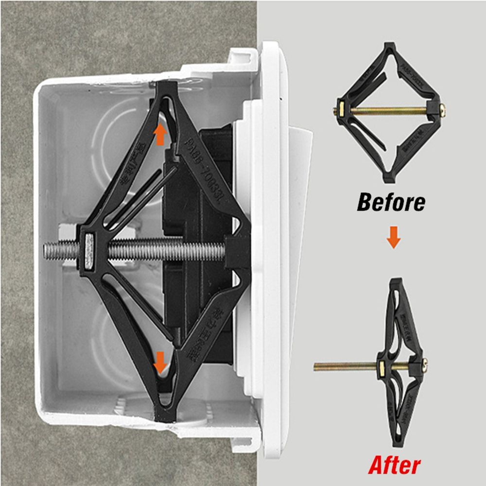 CLARINEJI Junction Switch Electrical Accessories Wall Fixed Cassette Switch Bottom Box Dark Box Repair Wall Repair Box Old Socket Box Replacement Fixed