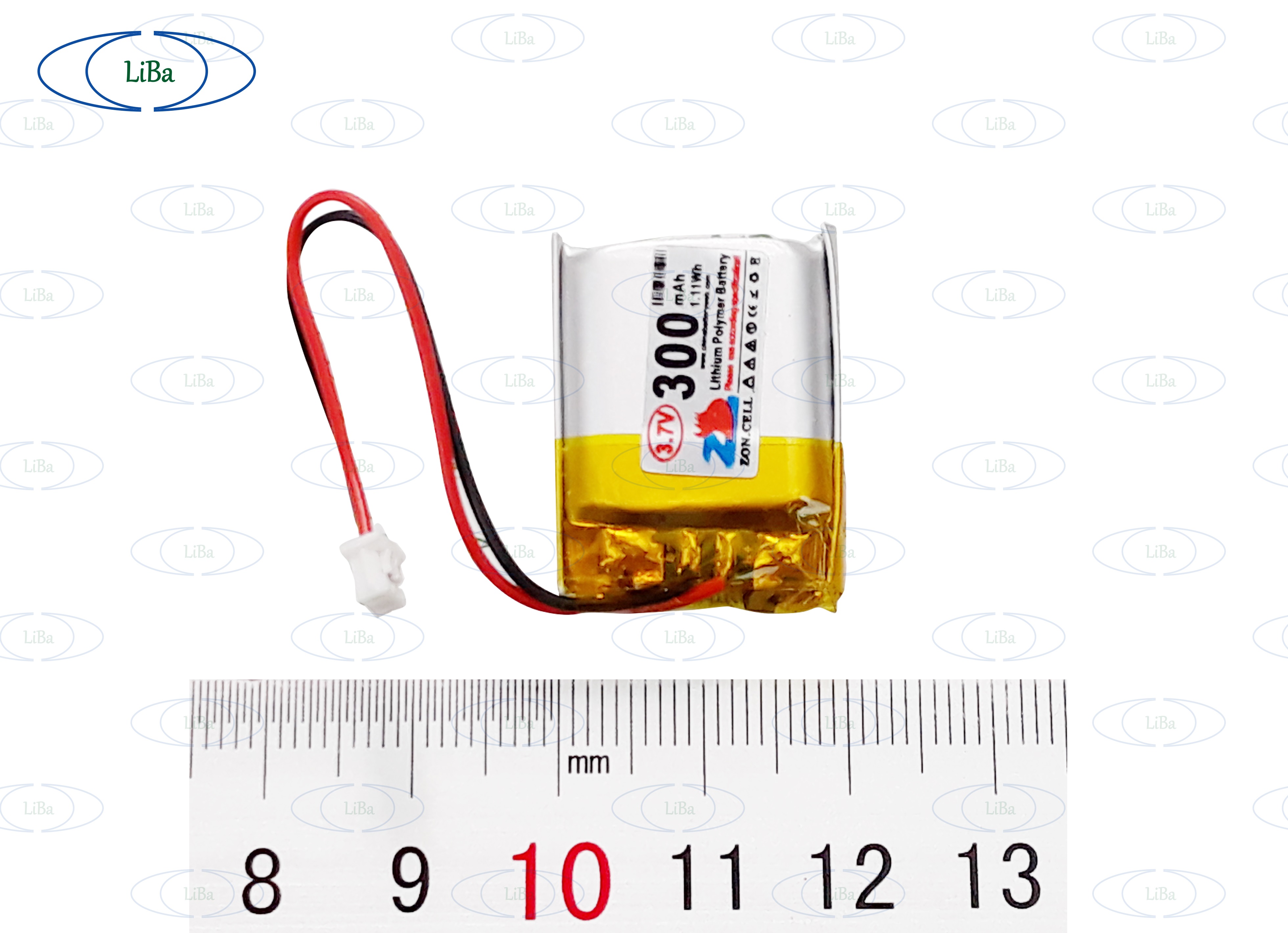 [HCM]Pin Smart Watch 3.7V 300mAh 6.5 x 20 x 25 mm - LiBa