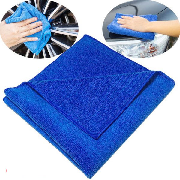 Khăn Lau Đa Năng Khăn Lau Xe ,Khăn Lau Bếp 25x25cm - Khăn lau đa năng xe ô tô lau kính Microfiber - khăn lau đa năng