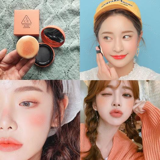 MÁ HỒNG KEM 3CE BLUSH CUSHION #CORAL