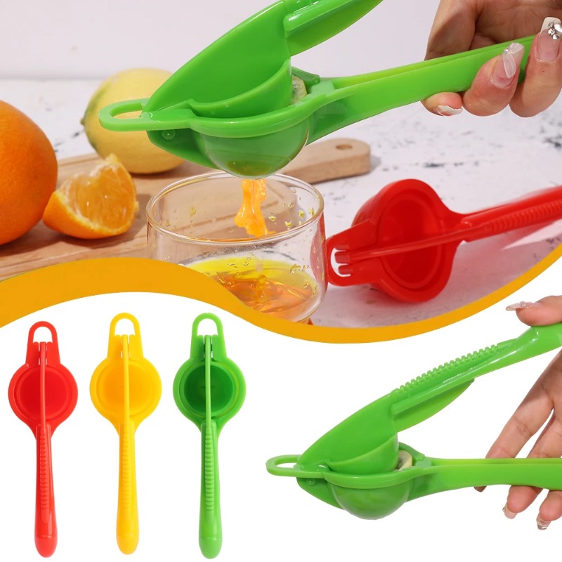Manual Lemon Squeezer Portable Food Grade Plastic Orange Manual Fruit Juicer Processor Blender