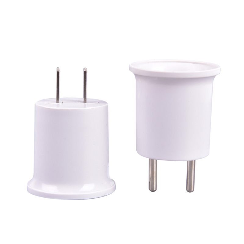 E27 Lamp Base To EU/US Plug Socket Lamp Holder Converter Adapter Light Bulb Lamp