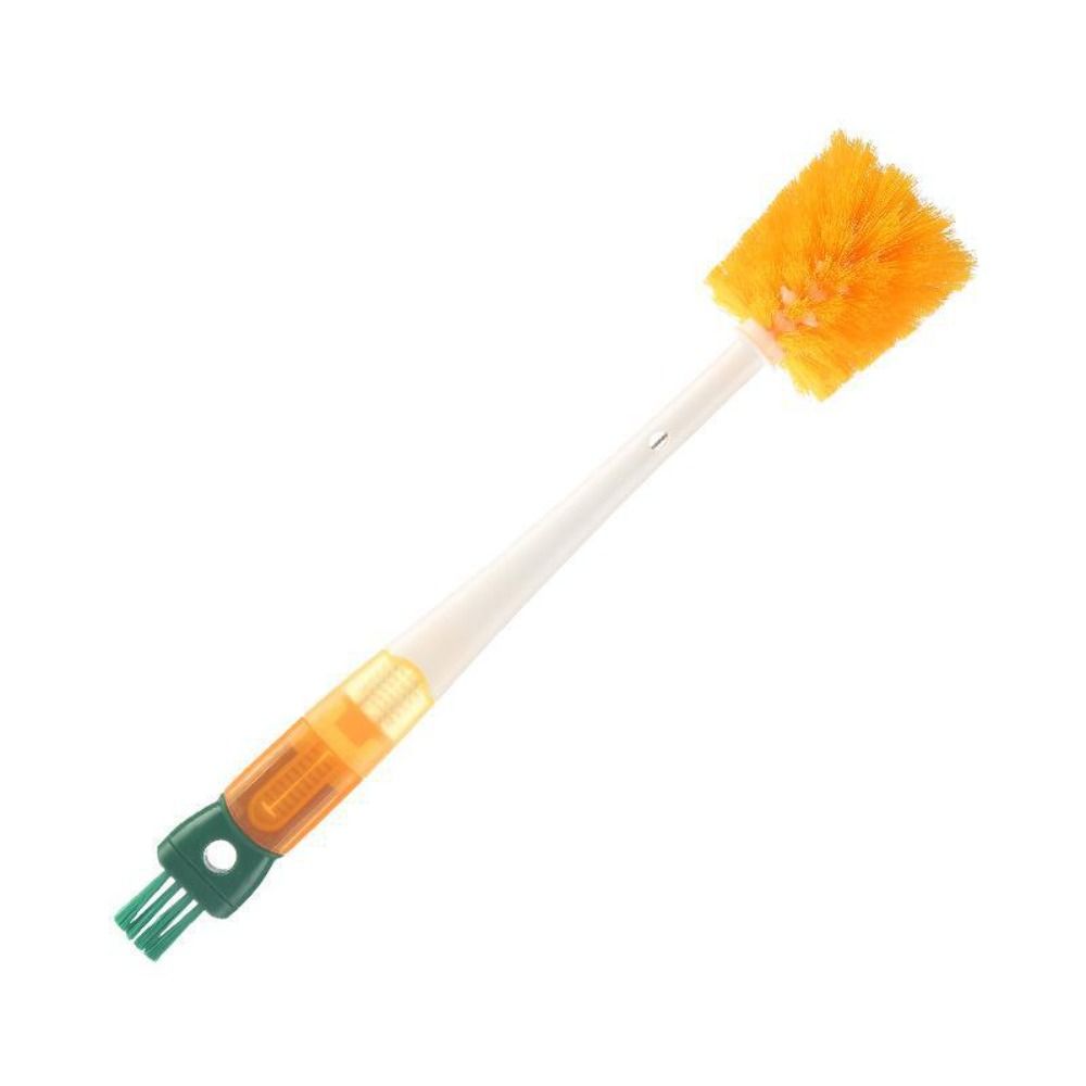 JAYNEBIO 5 trong 1 Bàn chải làm sạch cốc Có thể tháo rời Đa năng Bàn Chải Rửa cốc Sáng Tạo Tay cầm dài Bàn chải làm sạch khe chai Dụng cụ vệ sinh bình sữa thủy tinh