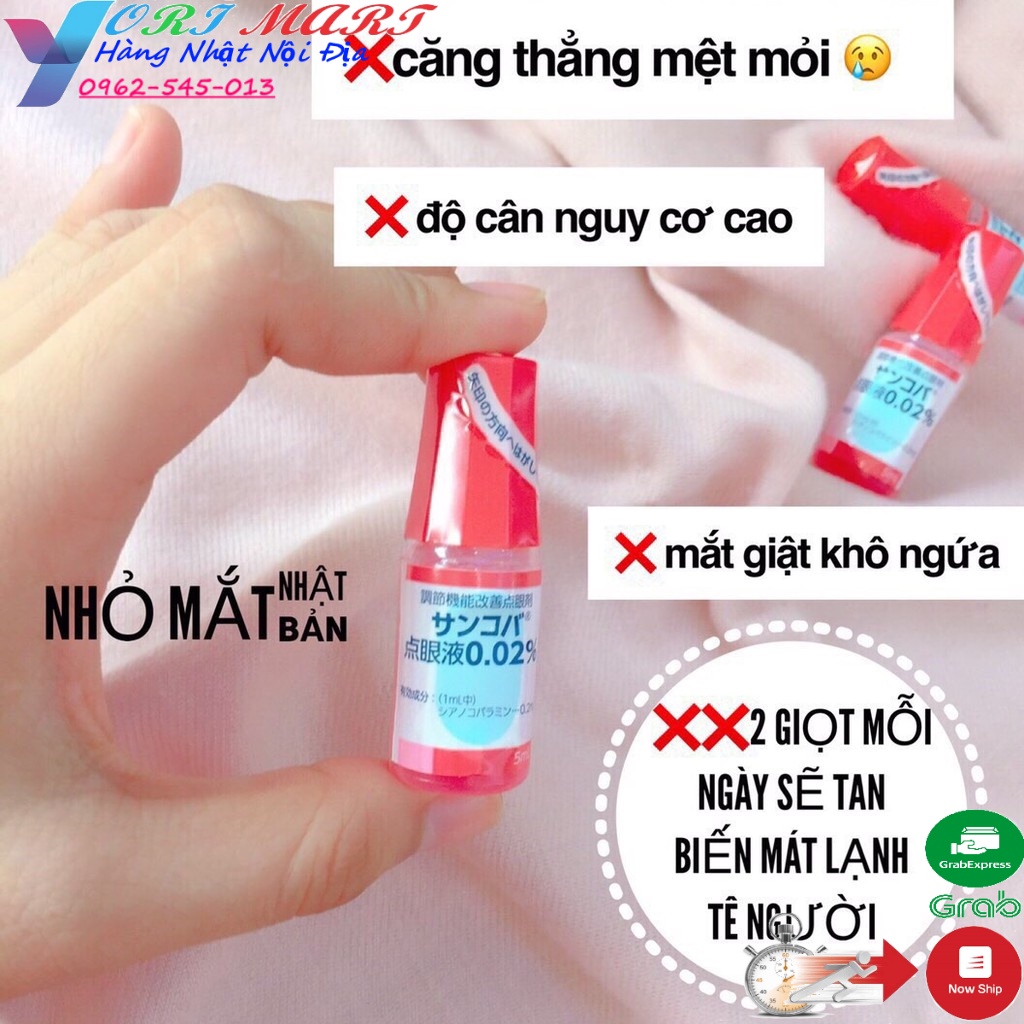 Nhỏ mắt cận thị Sancoba Nhật Bản 5ml