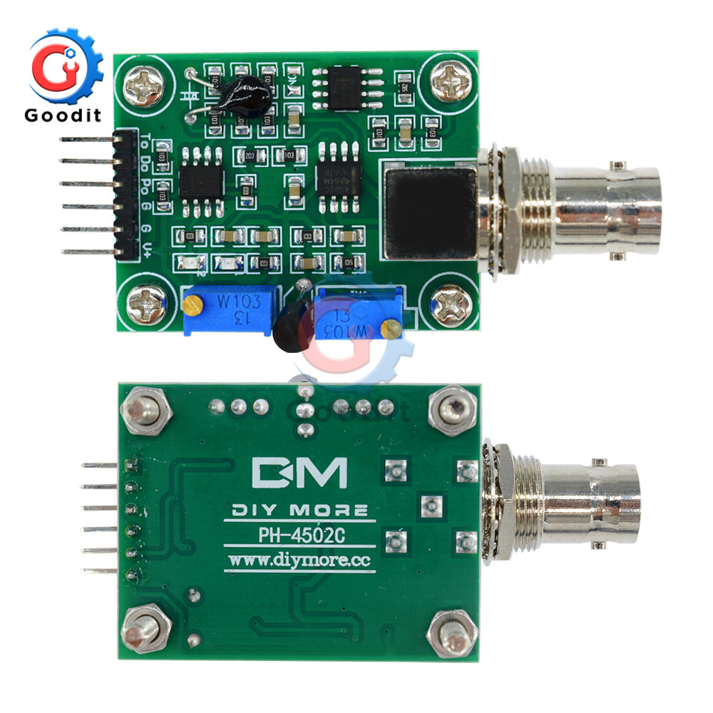 【Unique features】PH4502C 0-14 PH Meter Value module Detection ...
