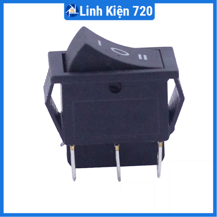 Công tắc bập bênh KCD4 250VAC 16A 6P 3 chế độ