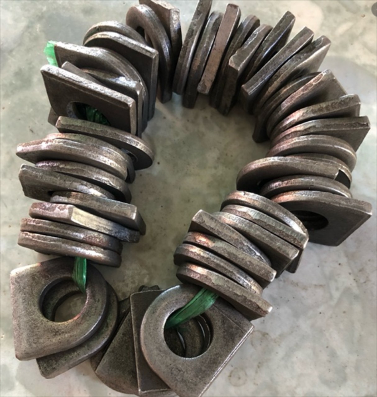 10 cái bát khóa cửa sắt 6ly