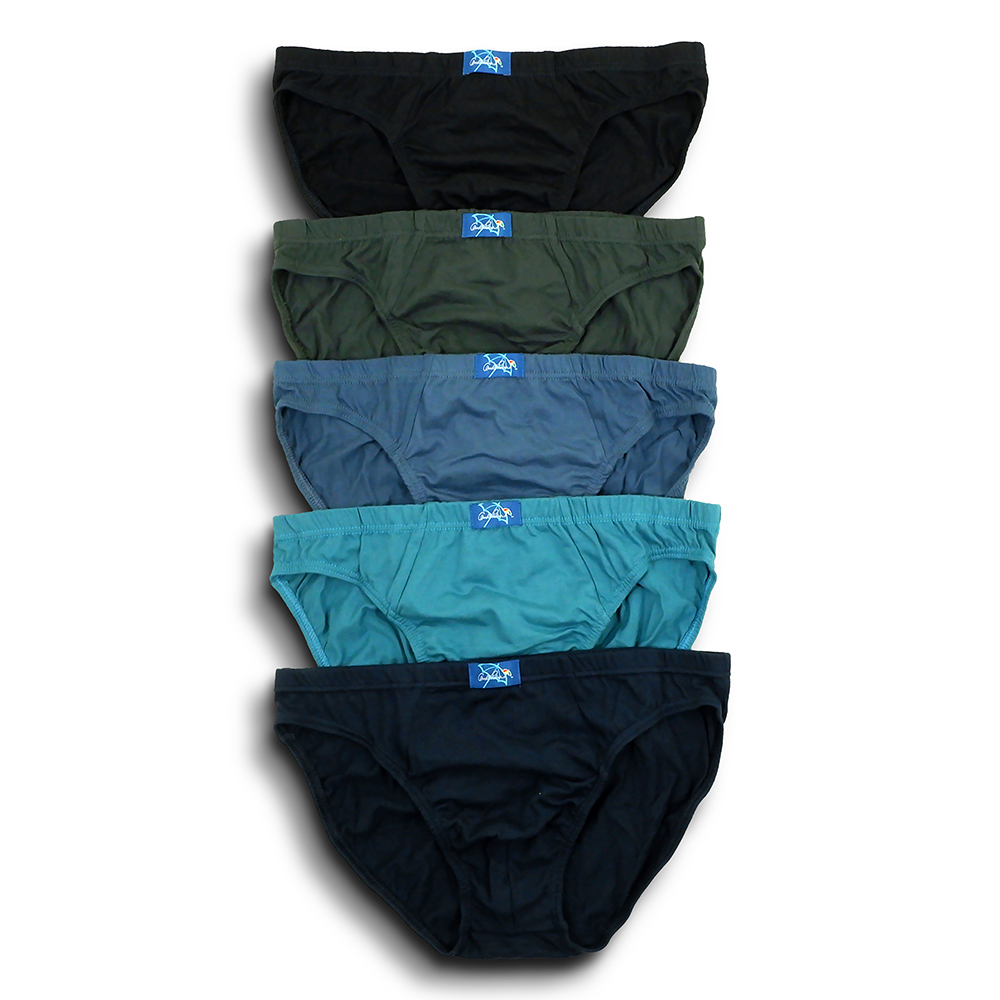 Arnold Palmer 5 Piece Pack 100% Fully Combed Cotton Mini Briefs  (AP-20051-M5)