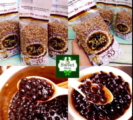 TRÂN CHÂU ĐEN CARAMEL THÁI LAN ( BỊCH 1KG)