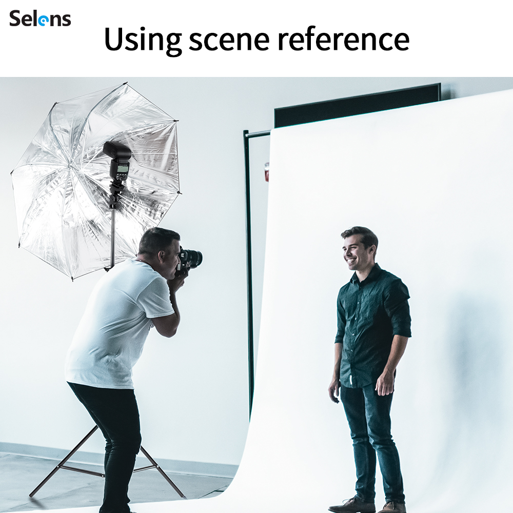 Selens 80in Photography Reflective Umbrella Light Stand Flash Bracket Mount Kit