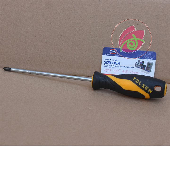 Tua vít bake cán mềm PH2×150mm TOLSEN 20008