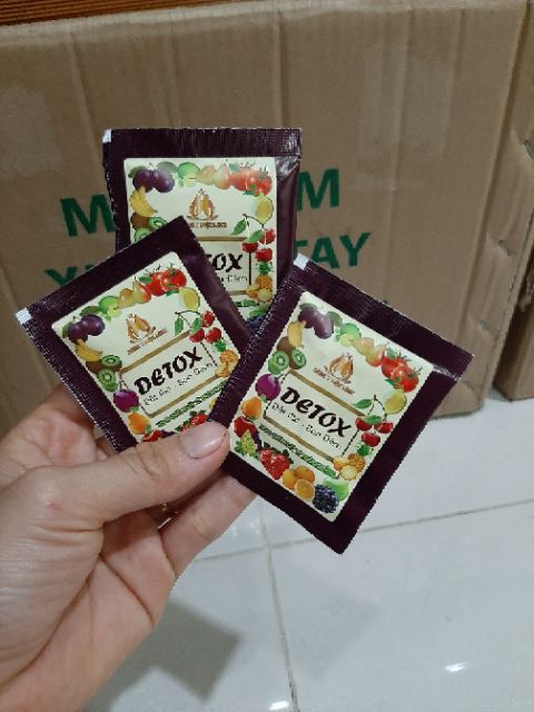 Detox Thải mỡ Ban đêm Đông y mộc linh hộp 15 viên