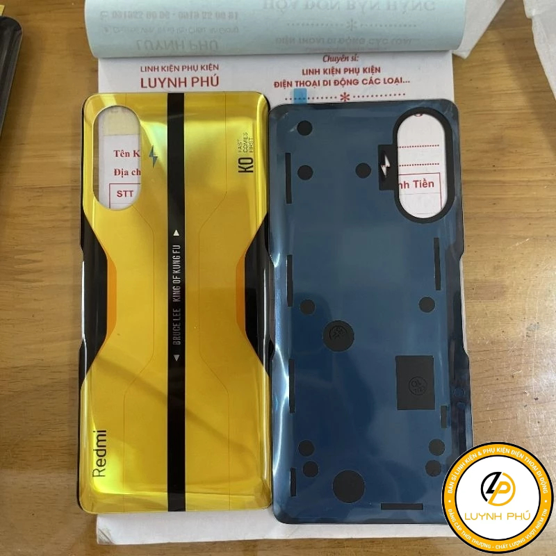 Nắp lưng redmi k40 gaming (ảnh thực tế)