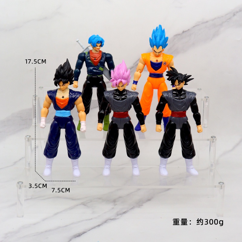 Boneco Saiyan Goku Articulado Dragon Ball 30cm F0072-2 Fun