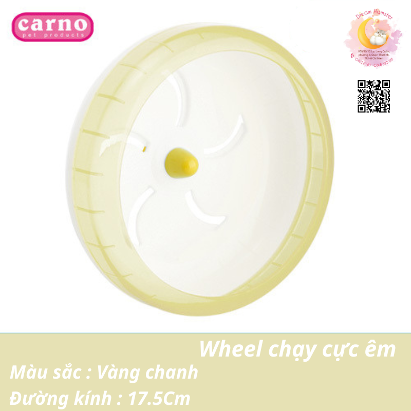 Wheel Carno 17.5cm không đế cho hamster