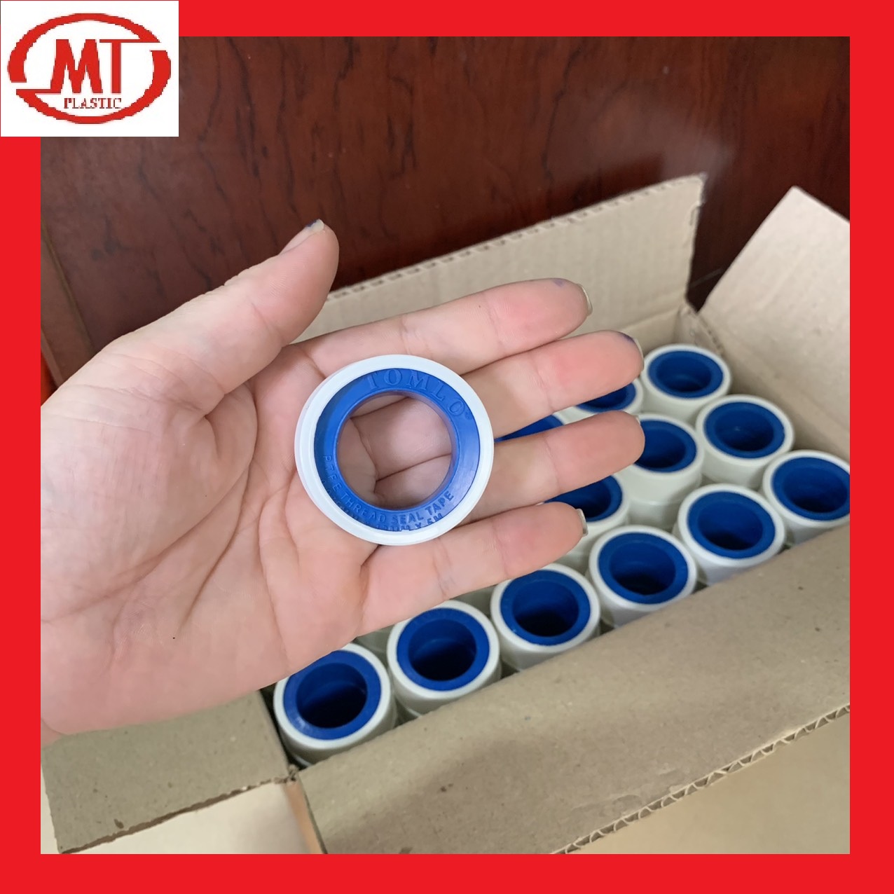 [THÙNG 180 CUỘN]  Băng keo non, băng keo lụa quấn ống nước PTFE