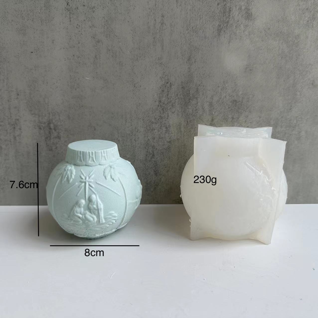Organic Soy Wax Candle Mold. Rustic Candle Mold Design 竞品链接：https:www.etsy.commarketcandle_mold Clay Lantern Ball Candle Mold Scented Snow Ball Candle Mold DIY Candle Making Mold