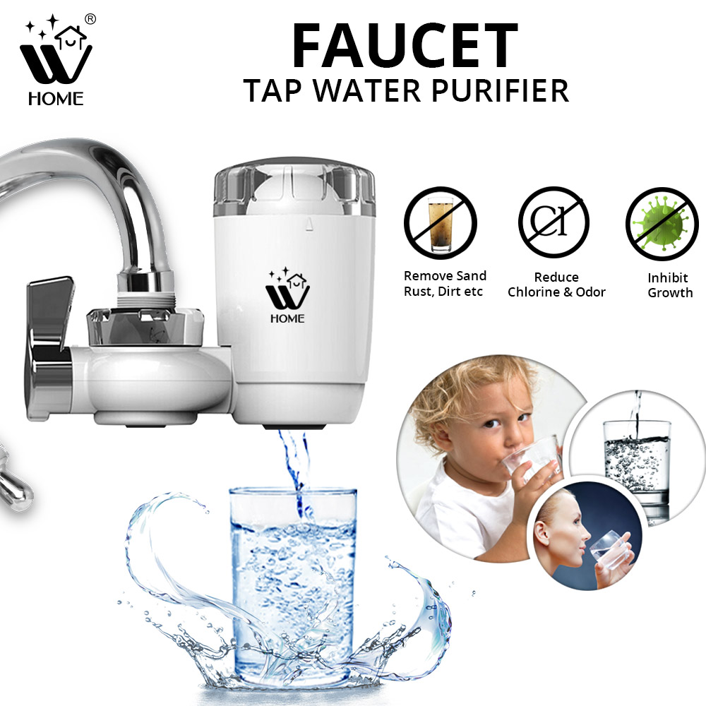 WBM Faucet Mini Water Filter, Tap Water Filter, Water Clean Filter Purifier. 
