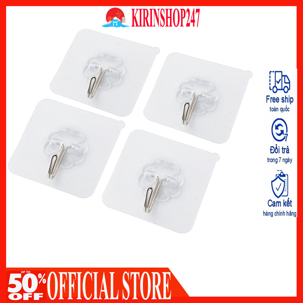 Móc dán tường siêu dính 6x6cm