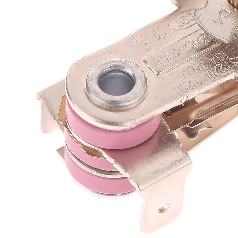 Electrical Switch Accessories Adjustable Temperature Switch Bimetallic Heating Thermostat Temperature Control Switch Accessories.