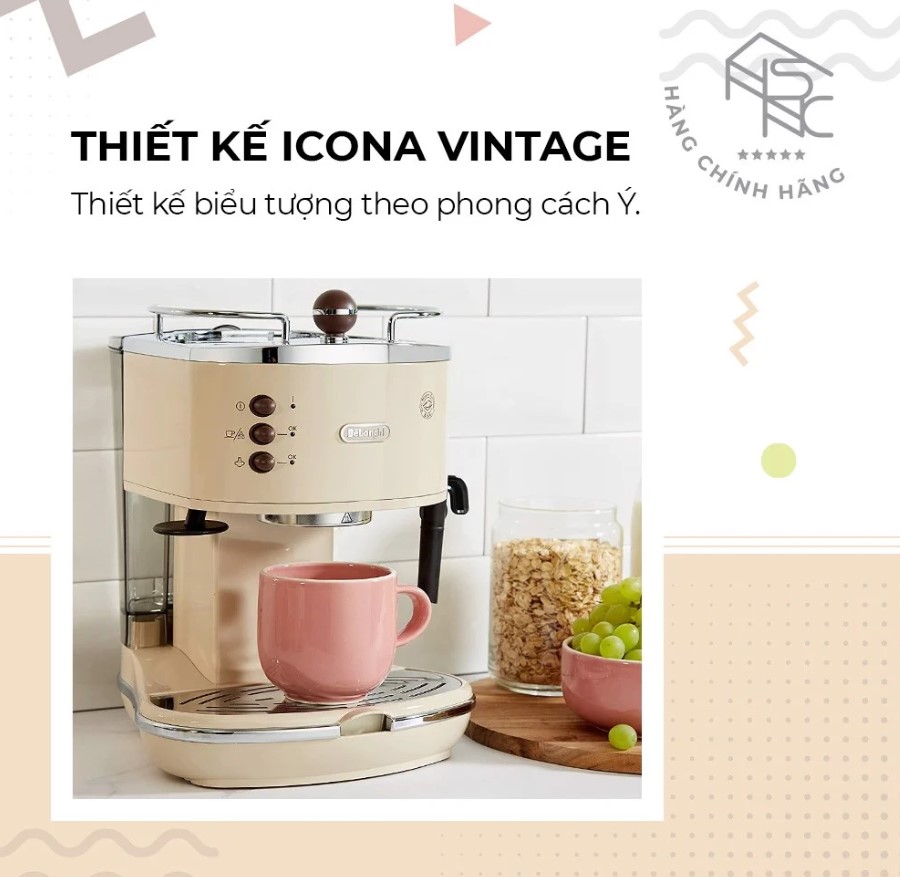 Máy Pha Cà Phê Tự Động Delonghi ECOV311.GR, Delonghi Nespresso Coffee Maker, Máy Pha Cafe, Cappuccino, Espresso Tại Nhà, Coffee Machine, 15 Bar, Nhập Khẩu, Bảo Hành 12 Tháng