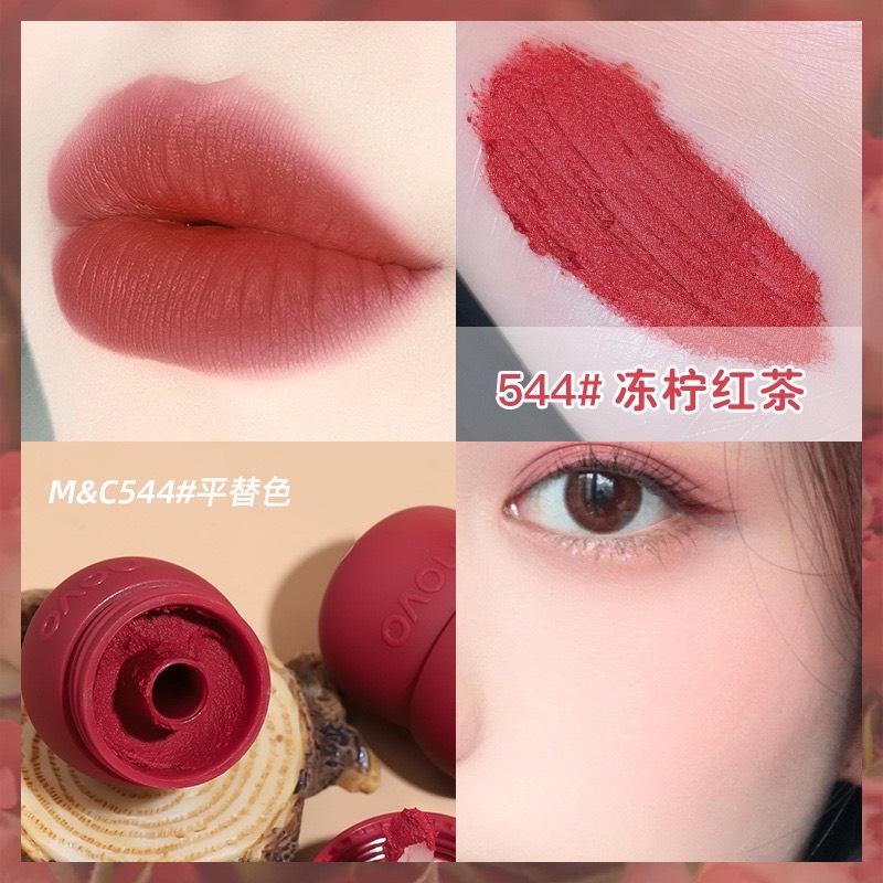 Son kem lì hình nấm novo lip mud 5622