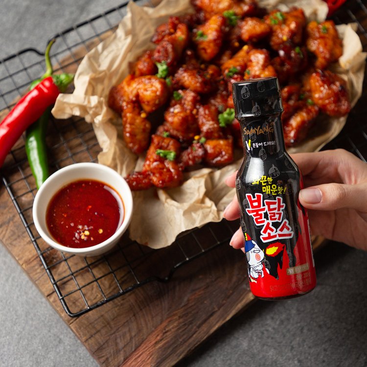 [3 Vị] Sốt Chấm Gà Cay Samyang Siêu Ngon Chai 200gr - Hàn Quốc