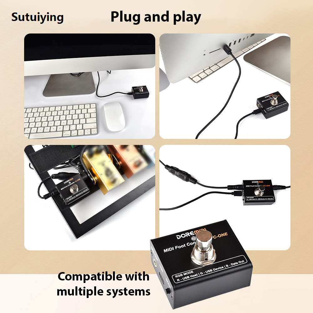 Sutuiying%20MIDI%20Foot%20Controller%20Electric%20Guitar%20MIDI%20Effects%20Pedal%20Plug%20and%20Hot%20Selling%20Play%20MIDI%20Output%20Ports%20DIY%20CC/PC/NOTE%20Messages%20Guitar%20Pedal%20-%20Image%203