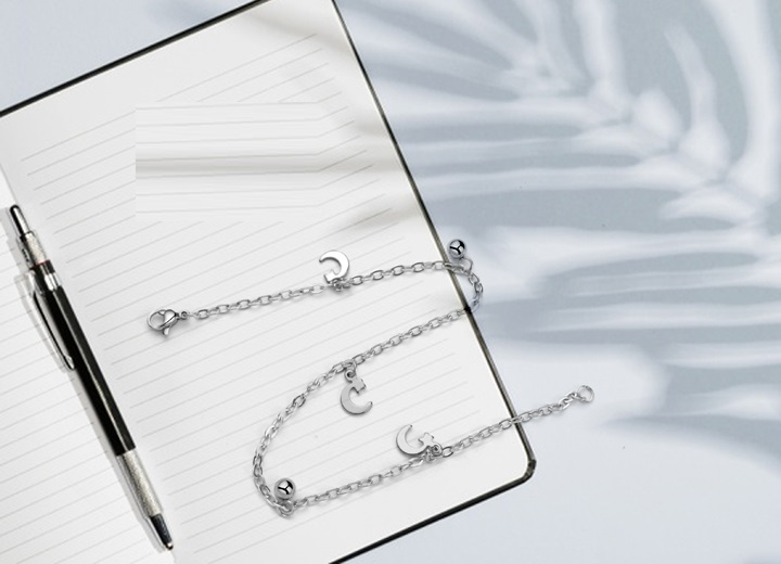 Lắc chân inox titan siêu phẩm LC10