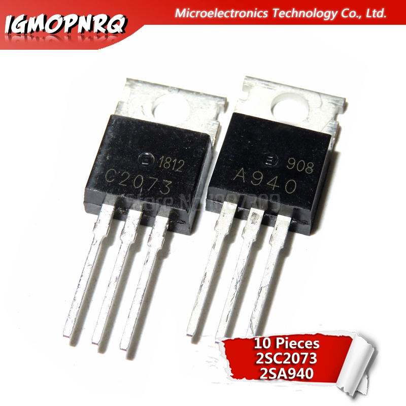 10pcs transistor 2sa940 a940 1.5a / 150v pnp transistor matng tube c2073 original product integrated circuit