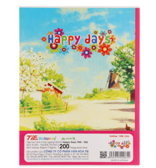 Tập 200 trang Happy days