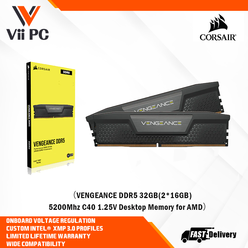 Vengeance 32GB(16GB×2)DDR5 5200Mhz 92655e3c41f82df2ce005cbd18fd7b