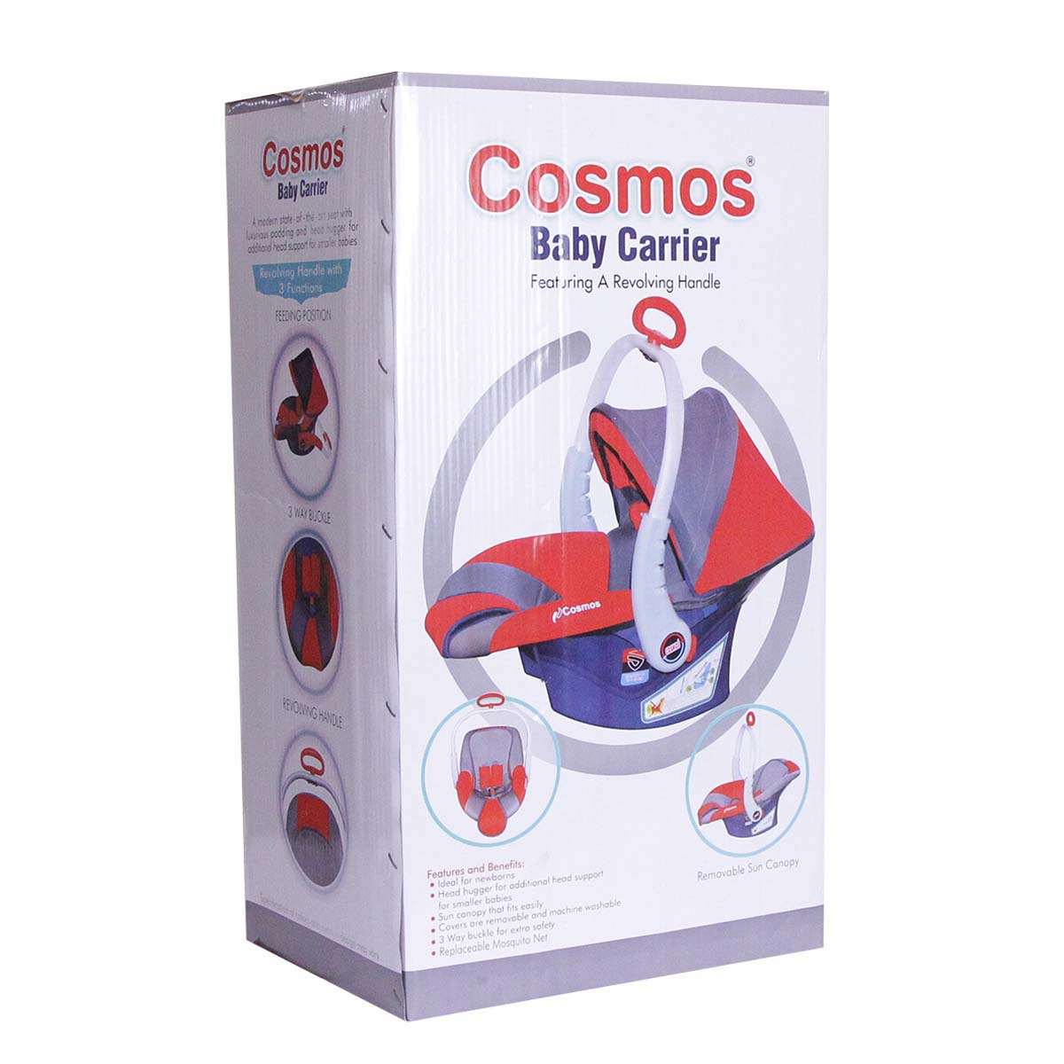 Merab Mall Cosmos Baby Carry Cot Rocker with Sun Canopy baby carry cot ...