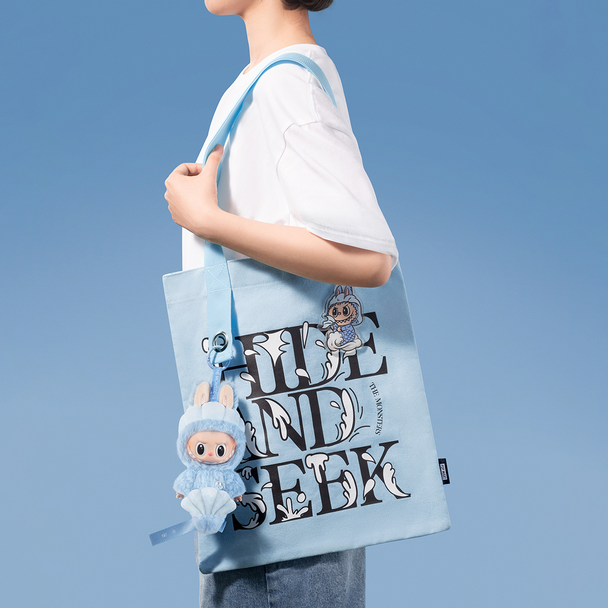 POP MART LABUBU HIDE AND SEEK IN SINGAPORE SERIES-Canvas Bag