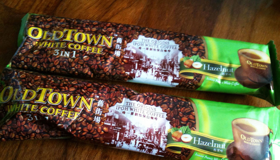 (DATE 2024) COMBO 03 Bịch Cà Phê OLD TOWN White Coffe Hazelnut Malaysia