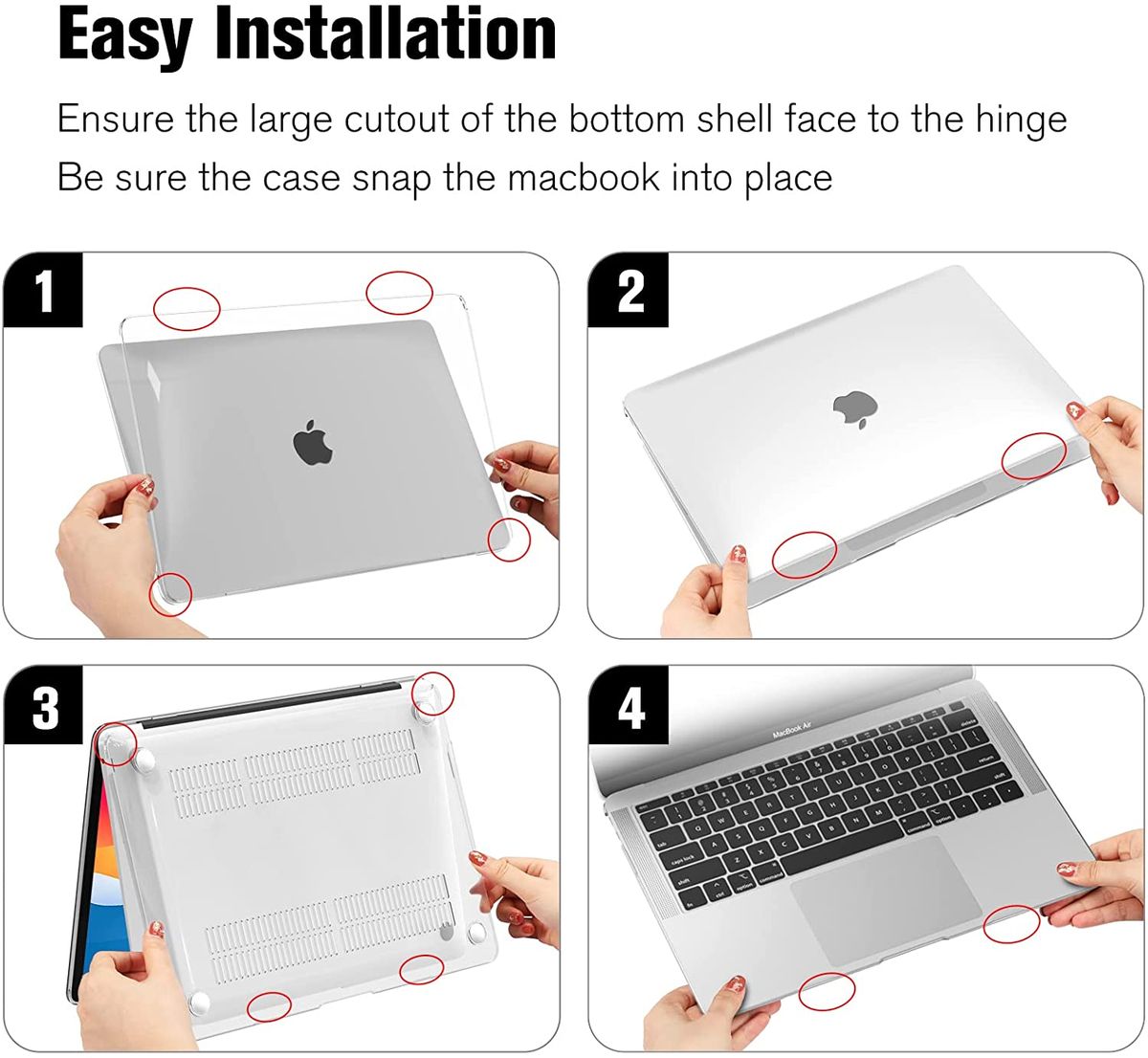 Wiwu Ikavlar Luxury Shield Cases For Macbook Air 13.3" 2020 SHOCKPROOF HARDSHELL PROTECTIVE.