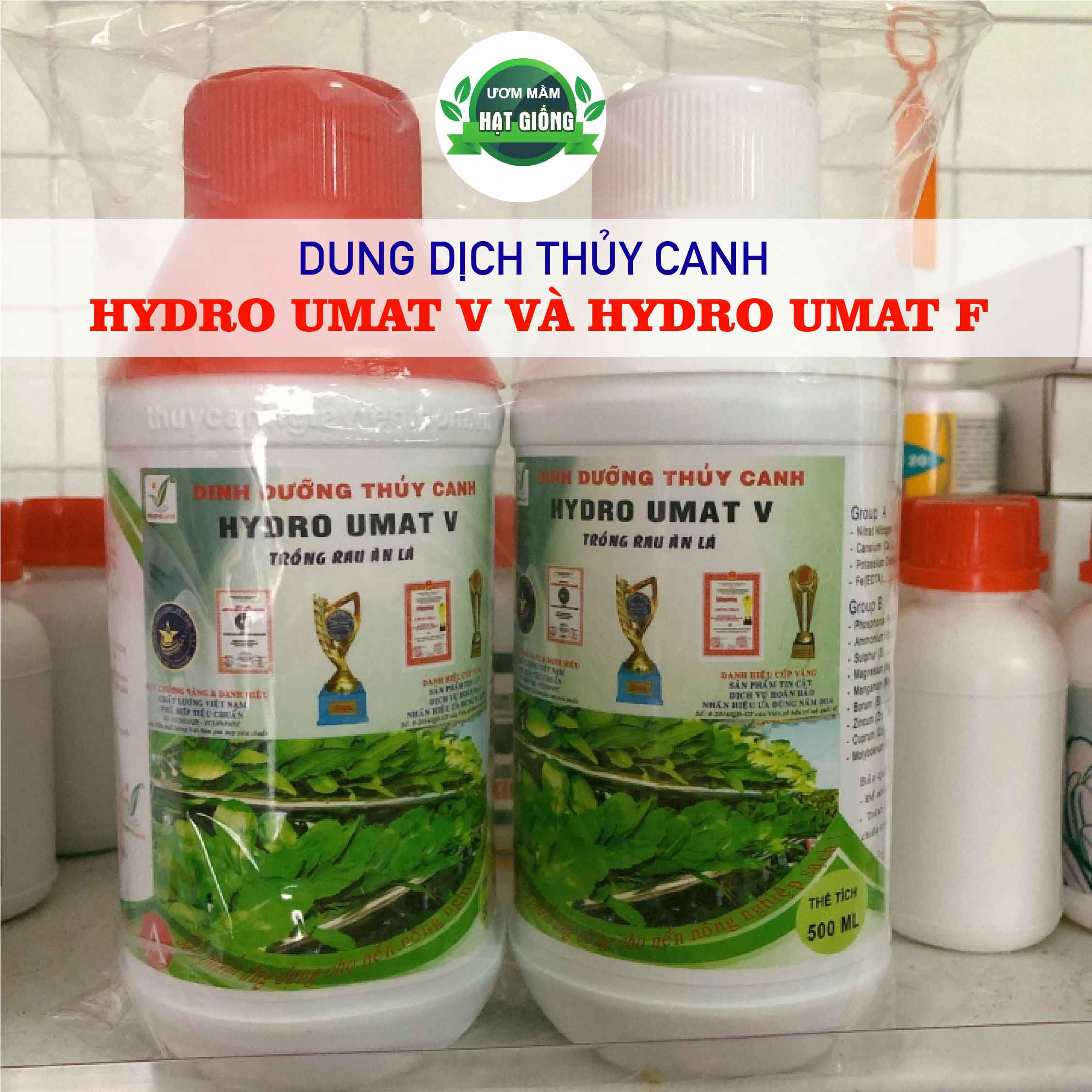 Dung dịch thủy canh Hydro Umat V hoặc Hydro Umat F
