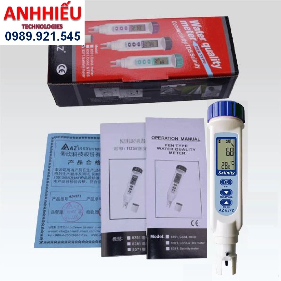 Bút đo độ mặn AZ-8372