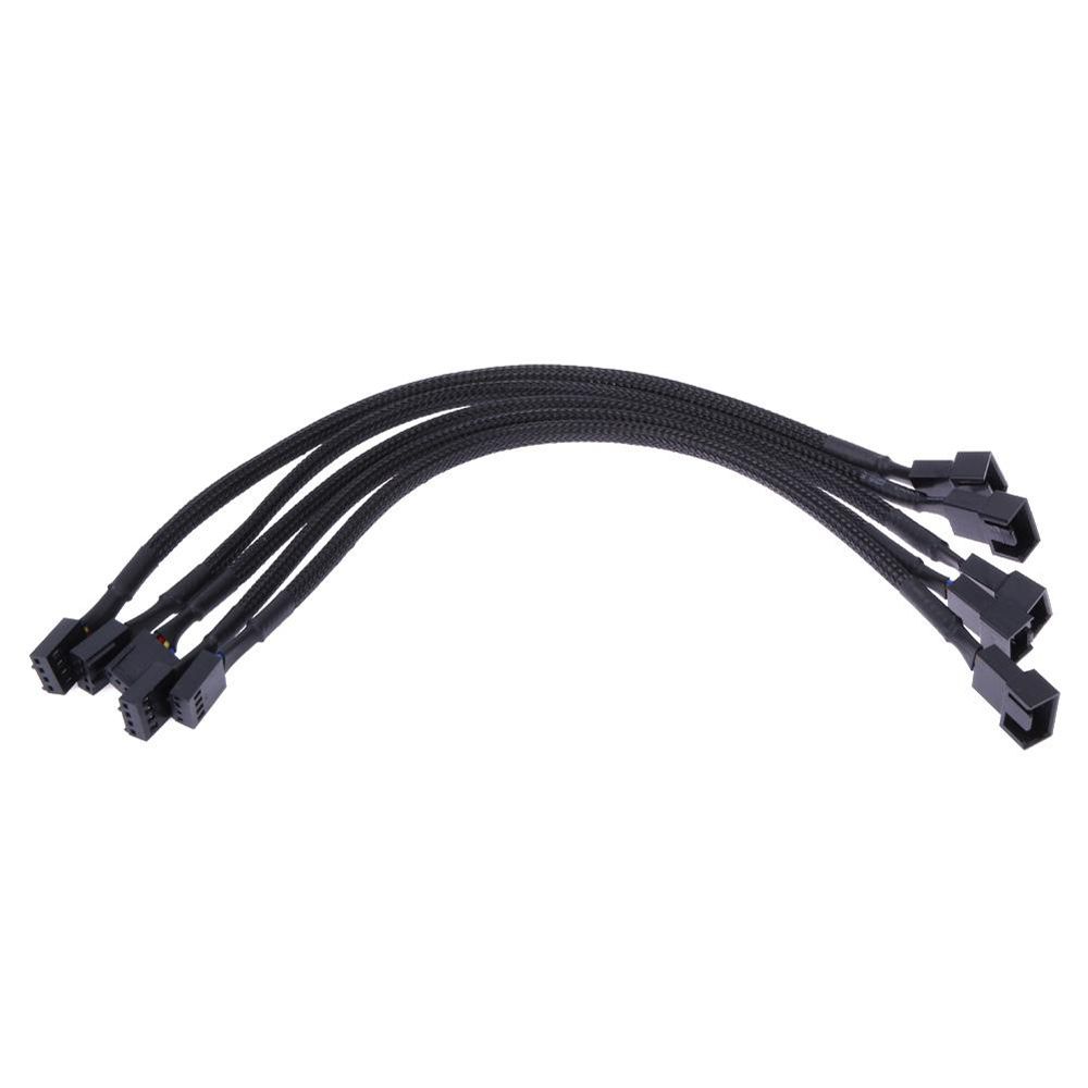 3p Computer Cable 3P Sleeving 4P 27/42/60/80cm Cooling System CPU Fan Wire Male To Female ...