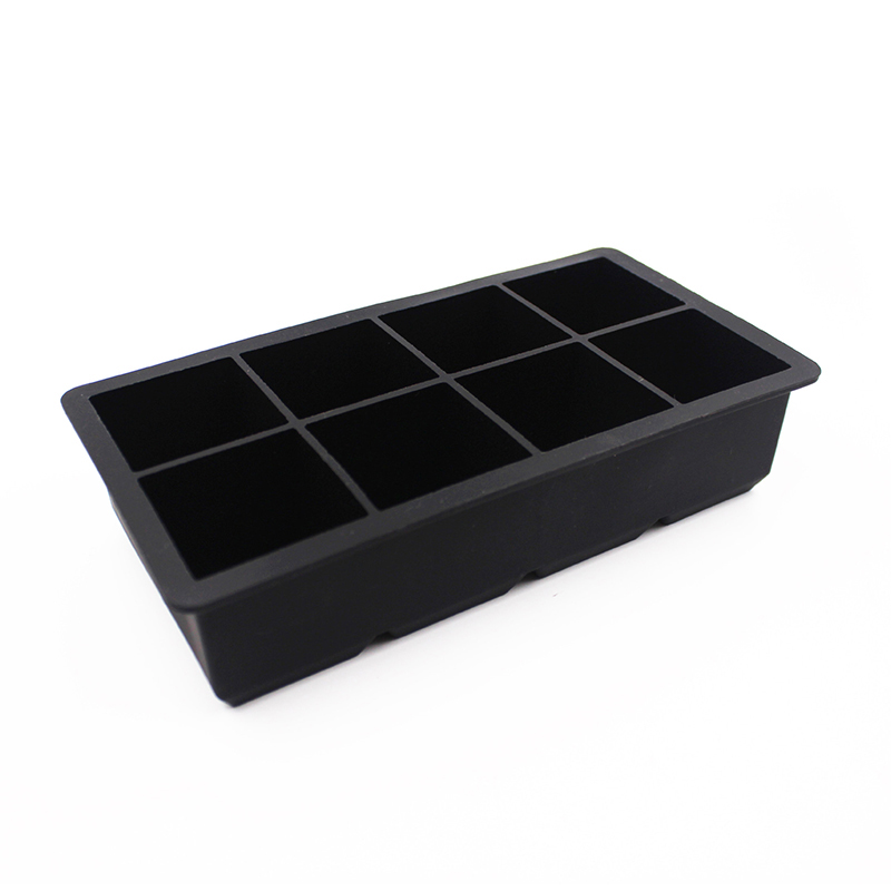 Food Grade Ice Cube Tray Mold 4/6/8 Grid Square Ice Cube Maker Jelly Pudding Tool
