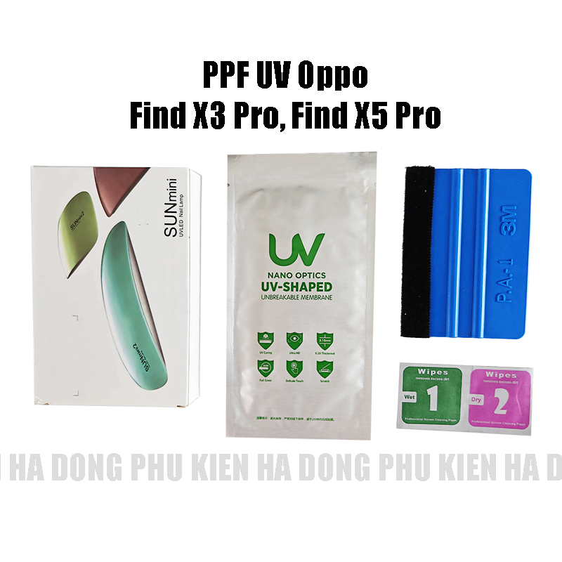 Miếng dán PPF UV Oppo Find X5 Pro, Find X3 Pro