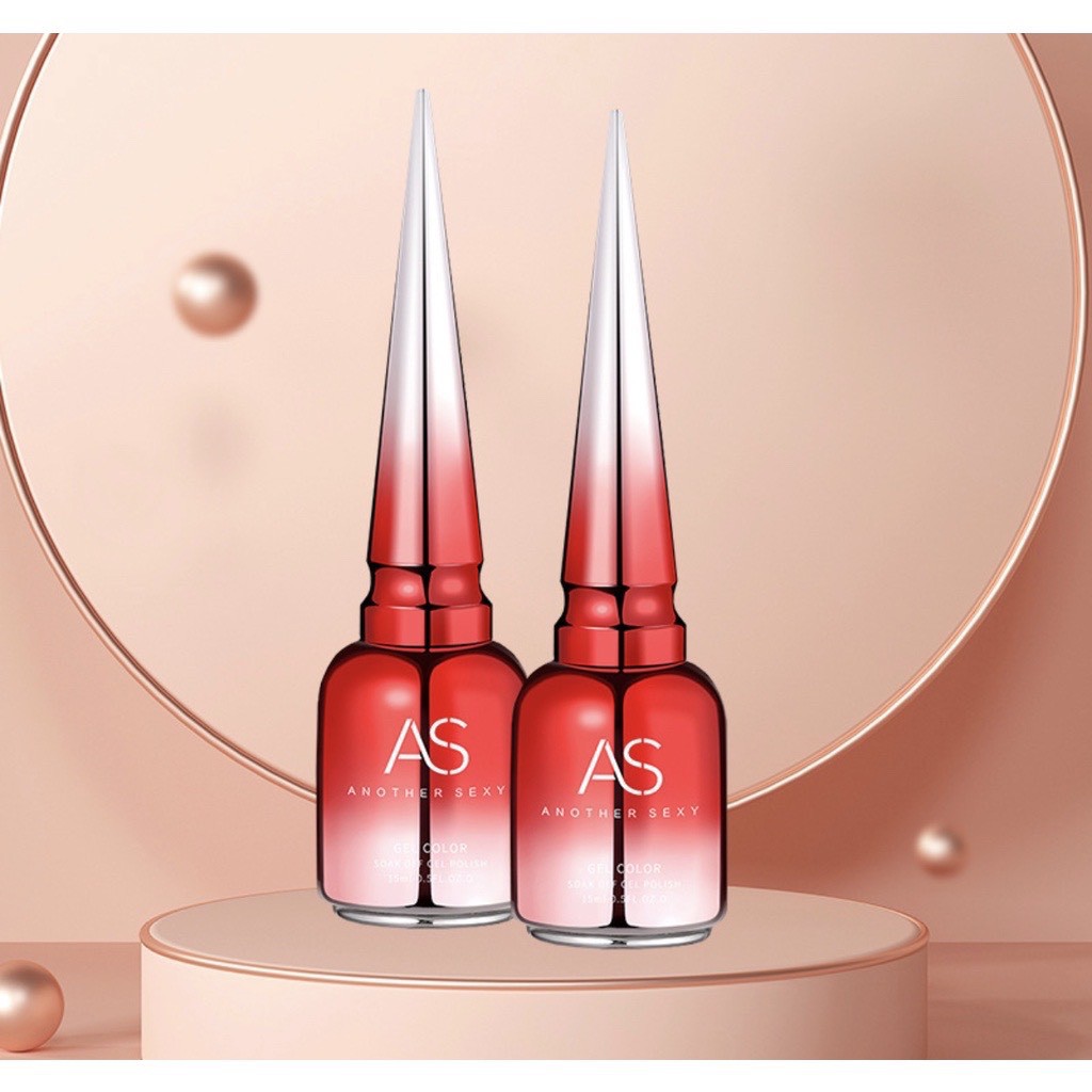 Sơn gel top base as chải đỏ mới 15ML