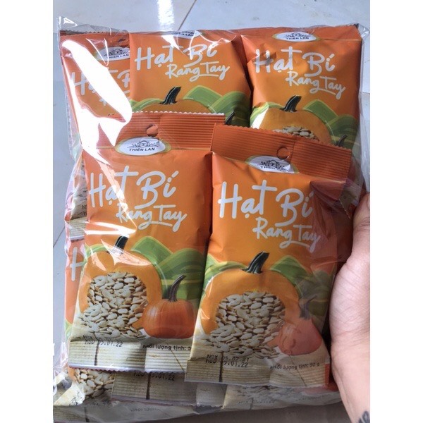 COMBO ( 25 GÓI) Hạt bí rang tay Thiên Lan (40g)